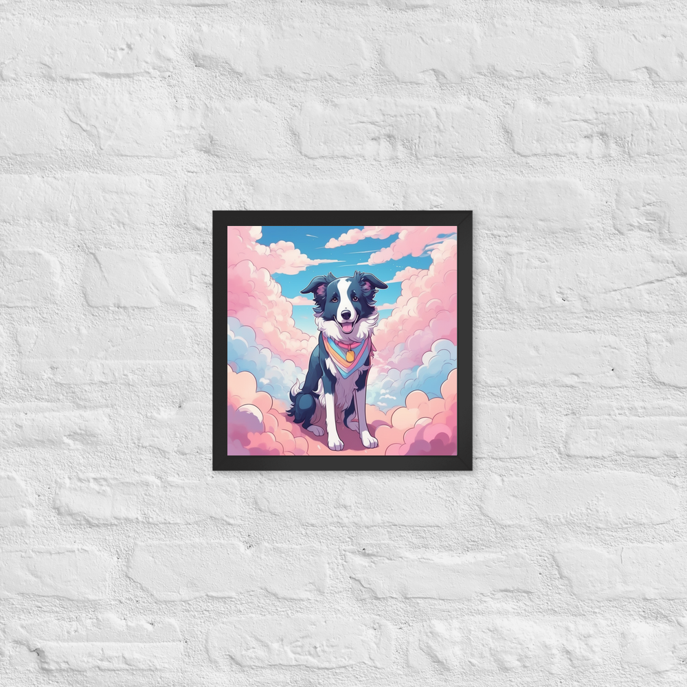 PugMug Custom Border Collie Framed Print