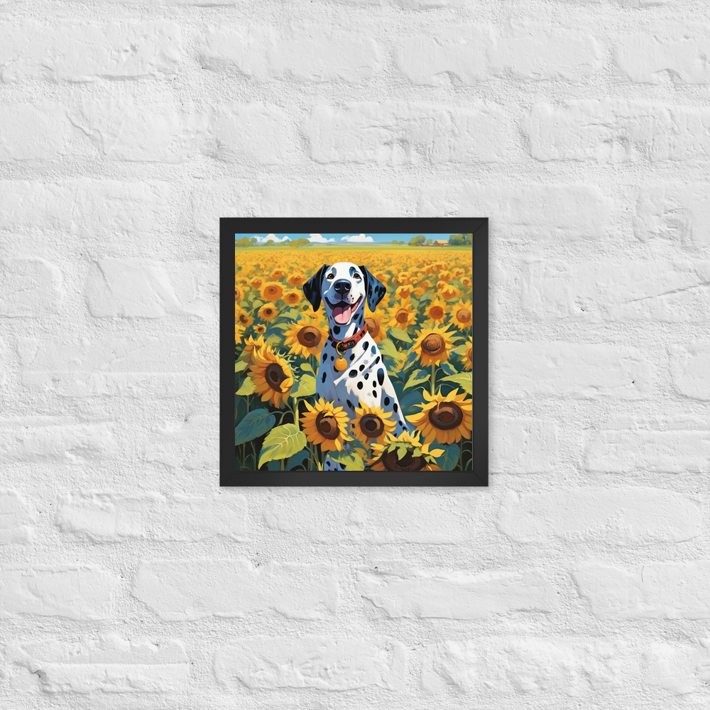PugMug Custom Dalmatian Framed Print