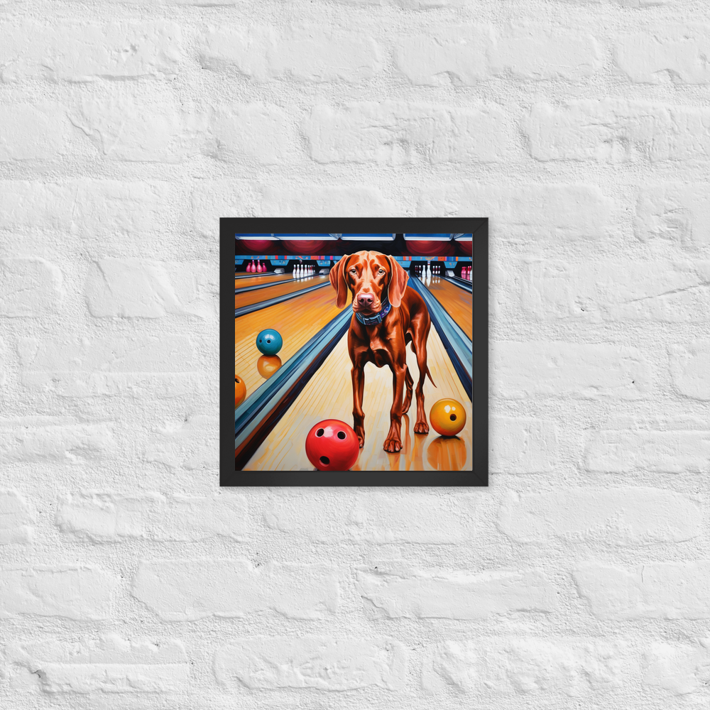 PugMug Custom Vizsla Framed Print