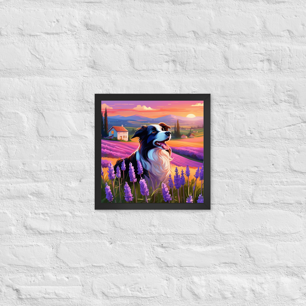 PugMug Custom Border Collie Framed Print