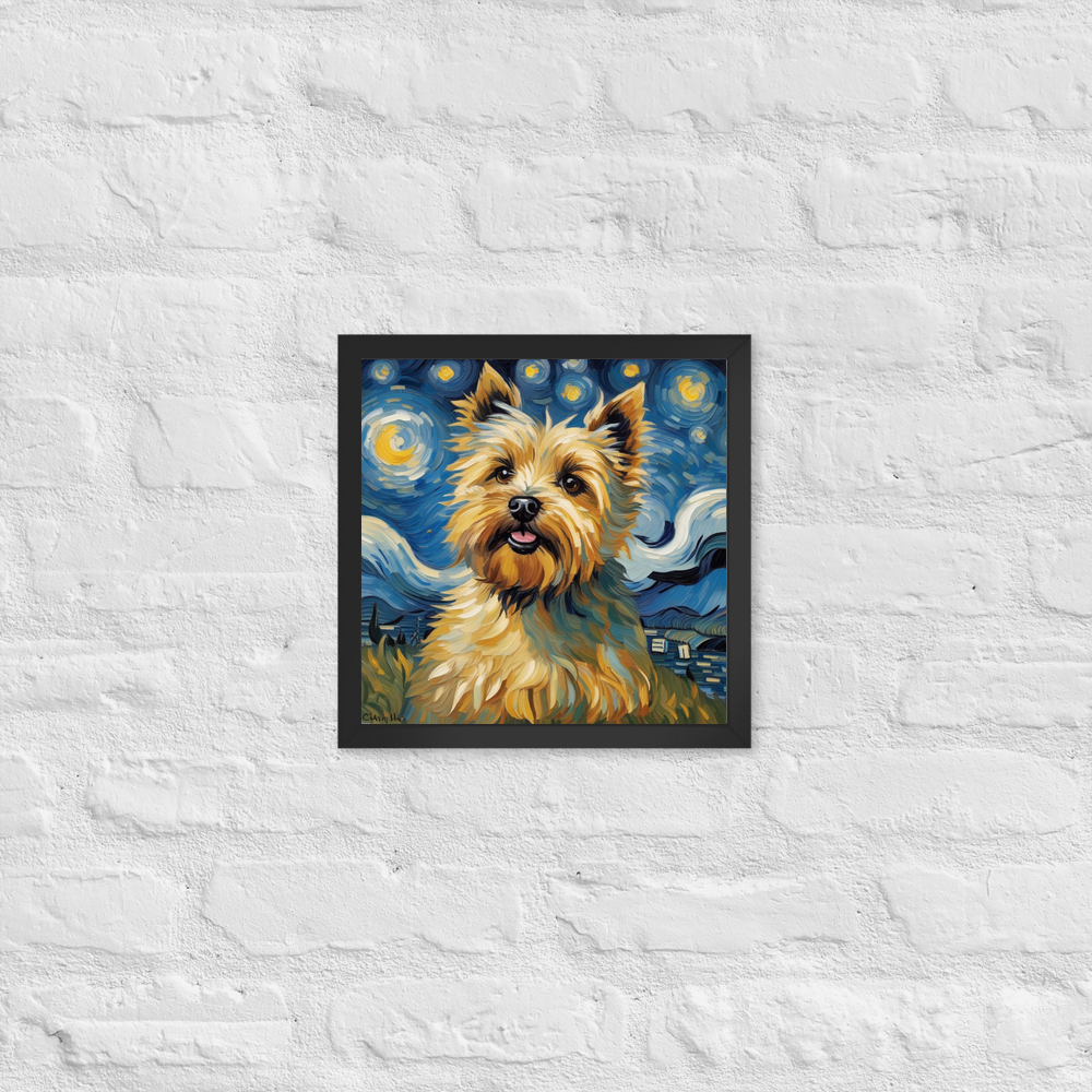 PugMug Custom Cairn Terrier Framed Print