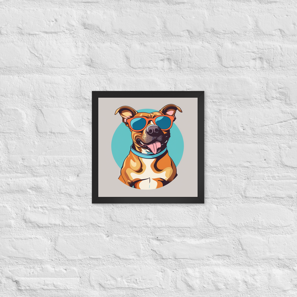 PugMug Custom Tony Hawk Framed Print