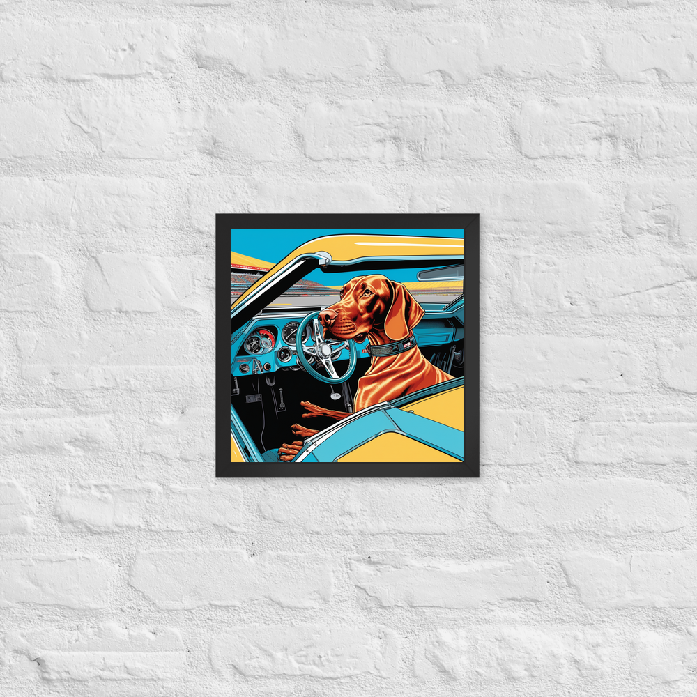 PugMug Custom Vizsla Framed Print