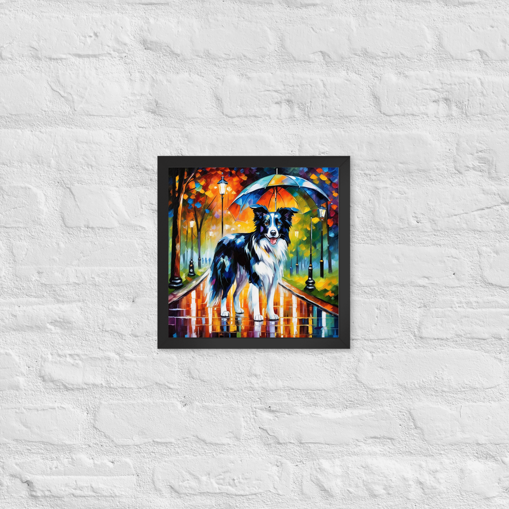 PugMug Custom Border Collie Framed Print