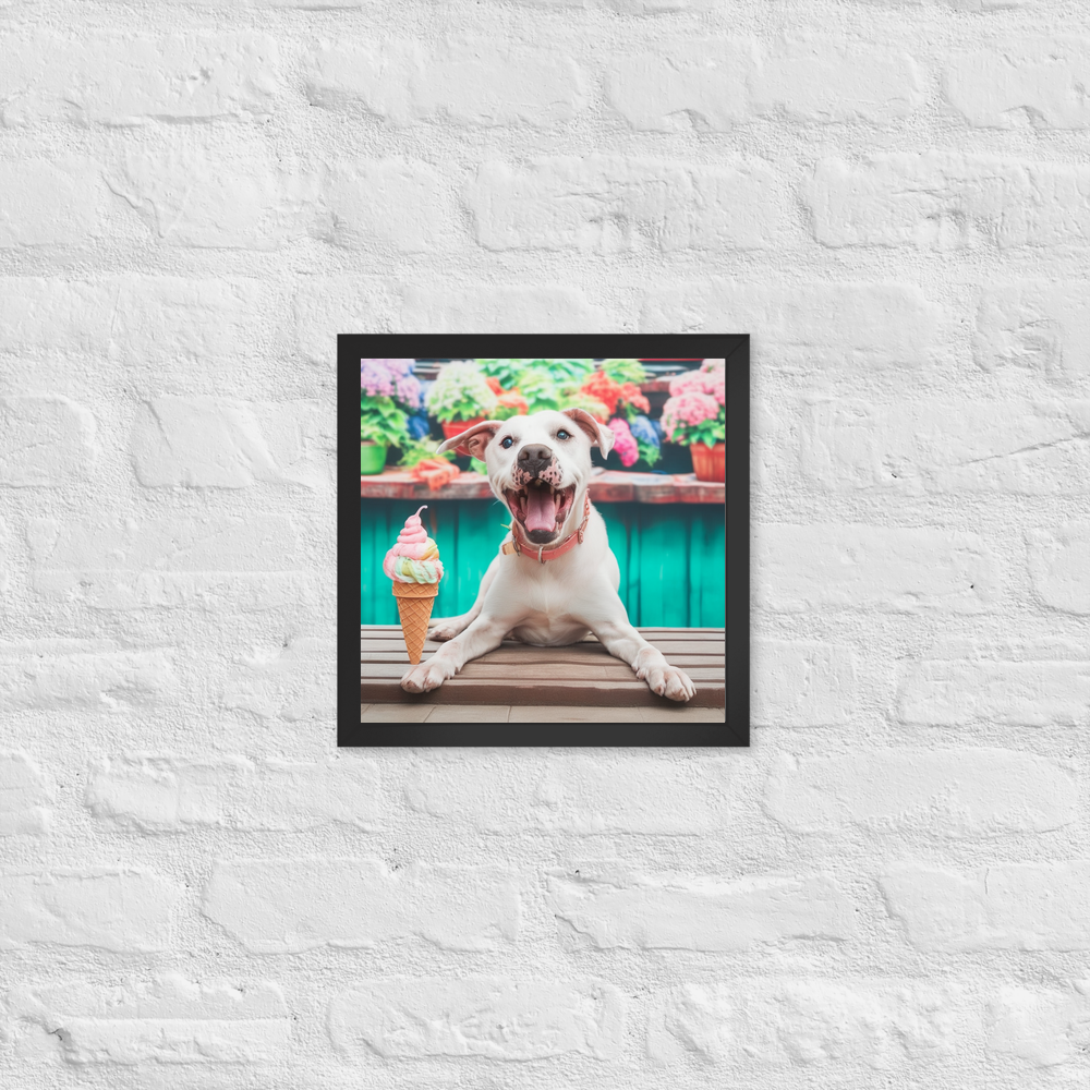 PugMug Custom Melody Framed Print