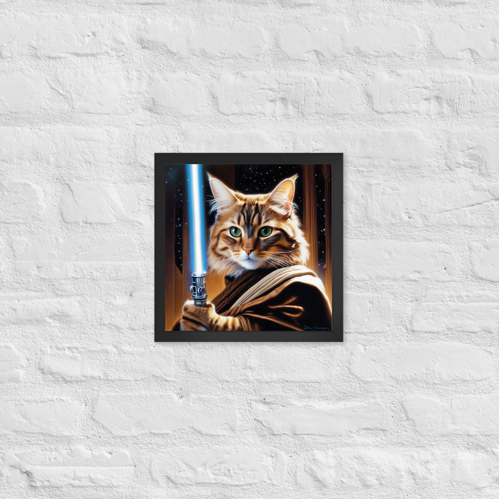 PugMug Custom Tabby Companion Cat Framed Print