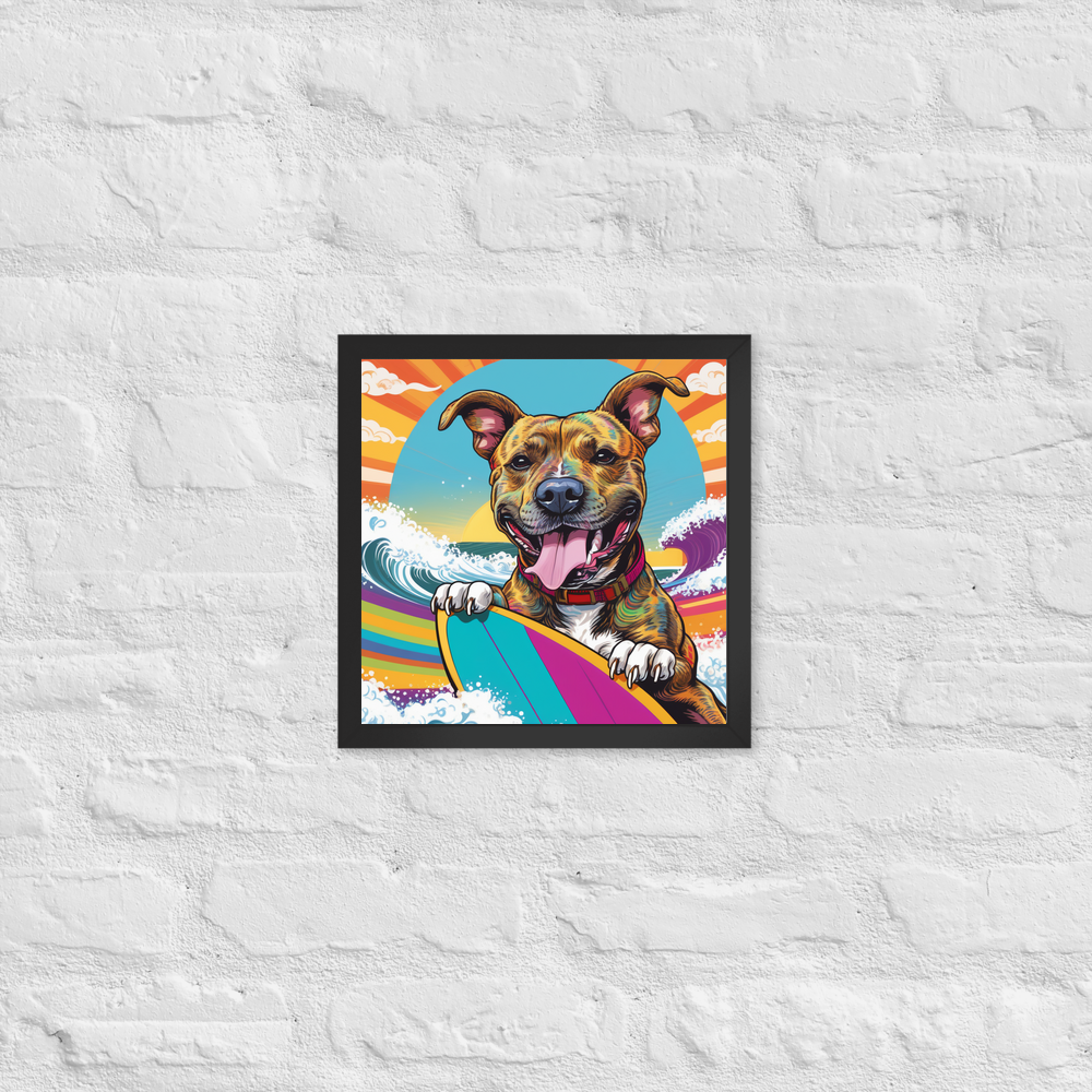 PugMug Custom Tony Hawk Framed Print