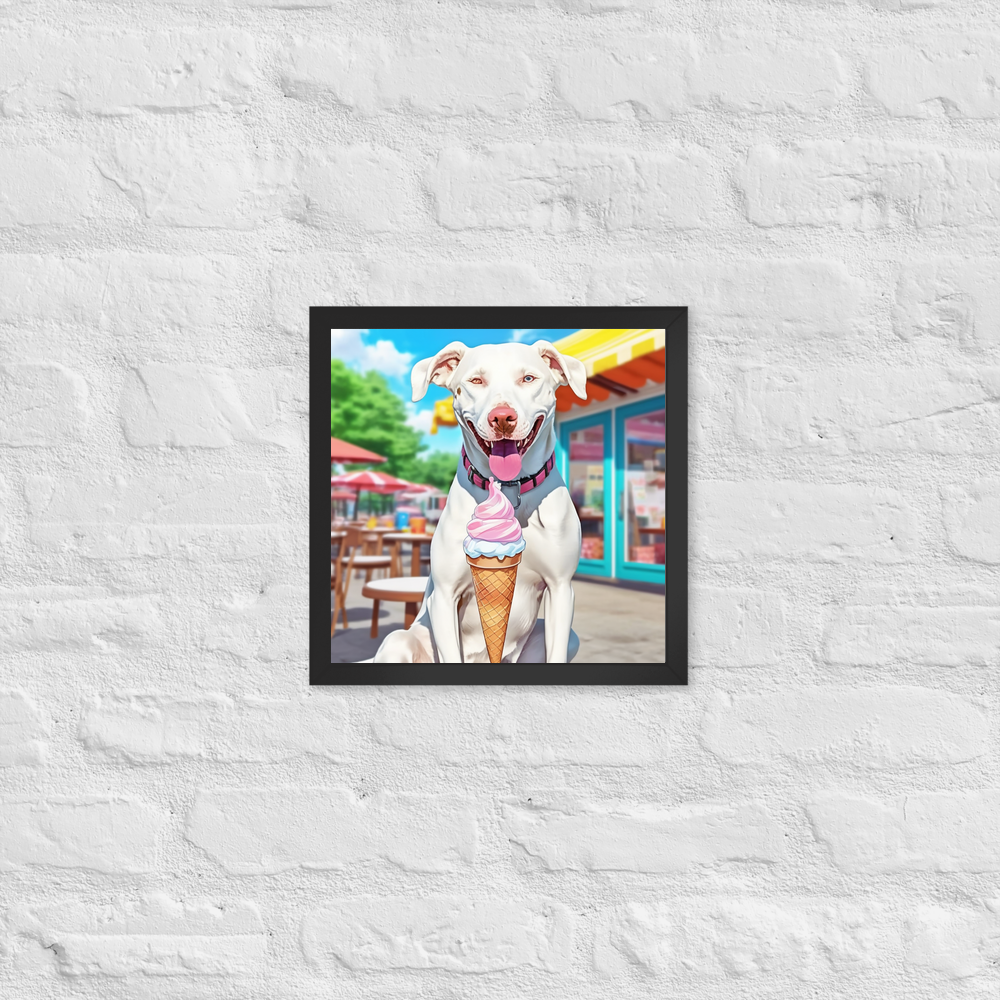 PugMug Custom Penny Framed Print