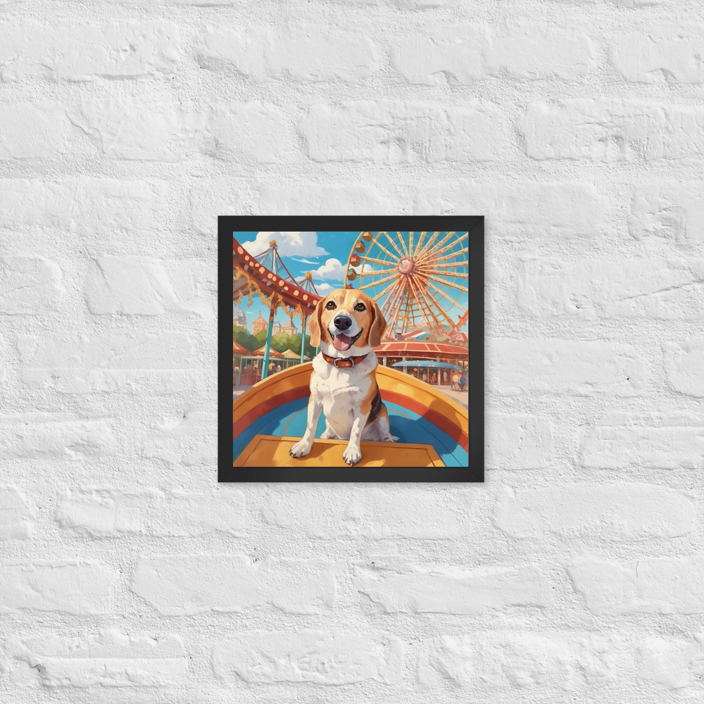 PugMug Custom Munchkin Framed Print