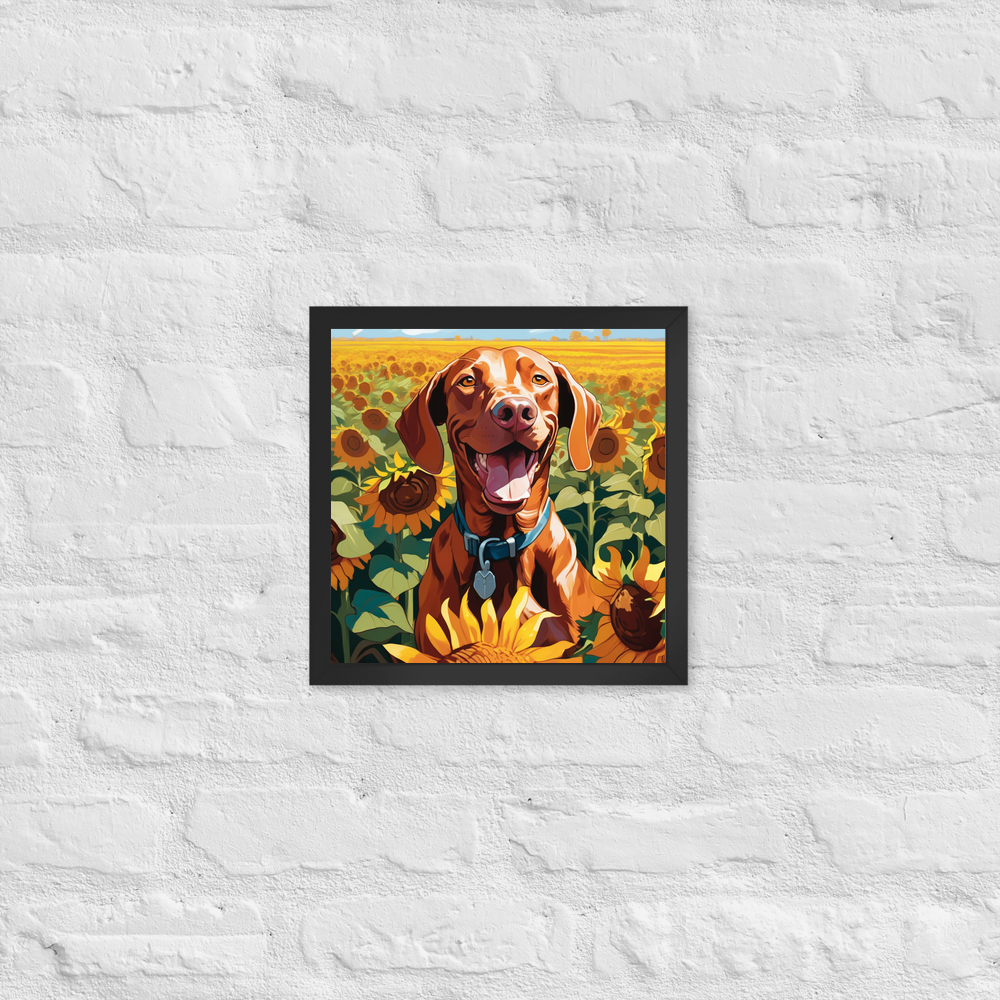 PugMug Custom Vizsla Framed Print