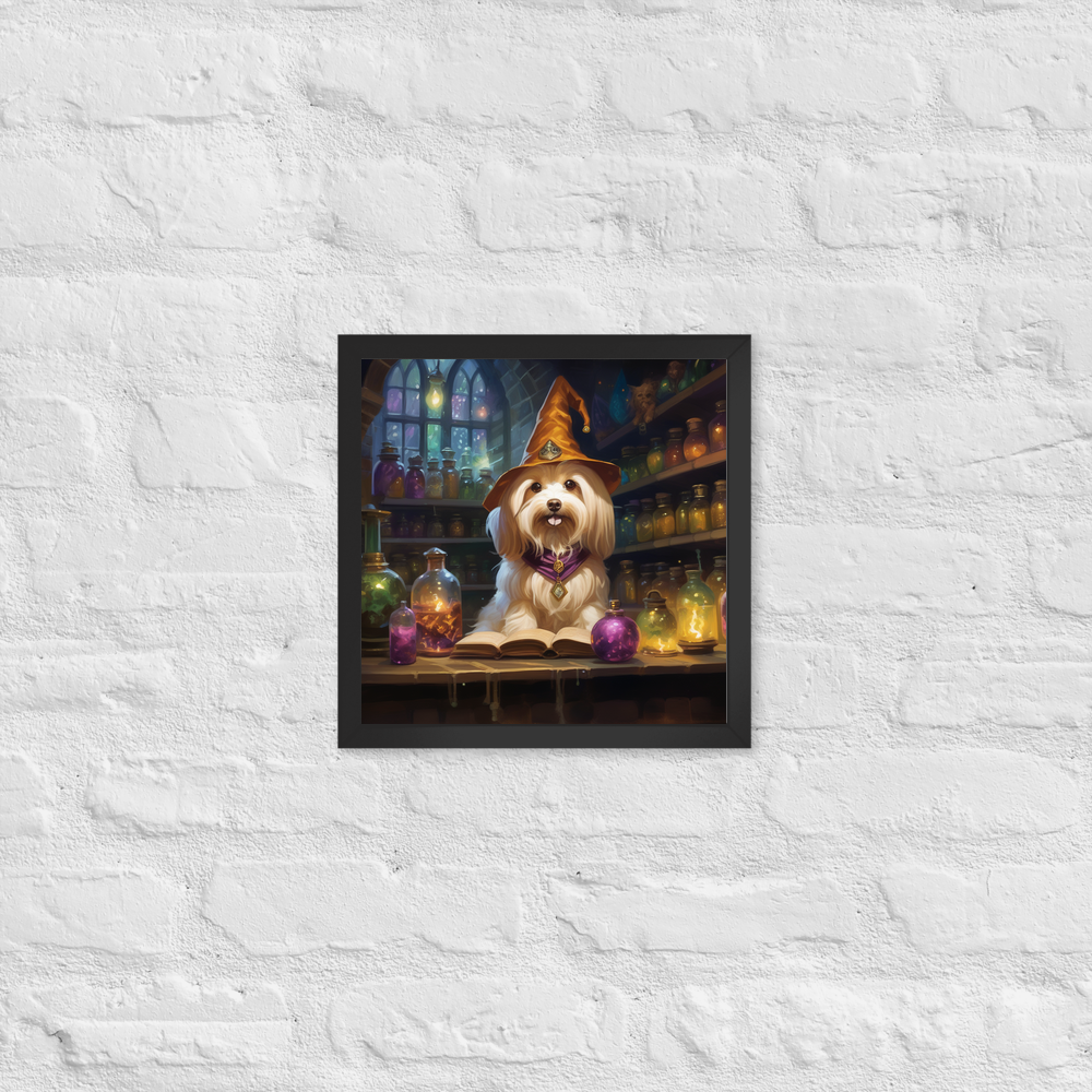 PugMug Custom Tan Havanese Dog Framed Print