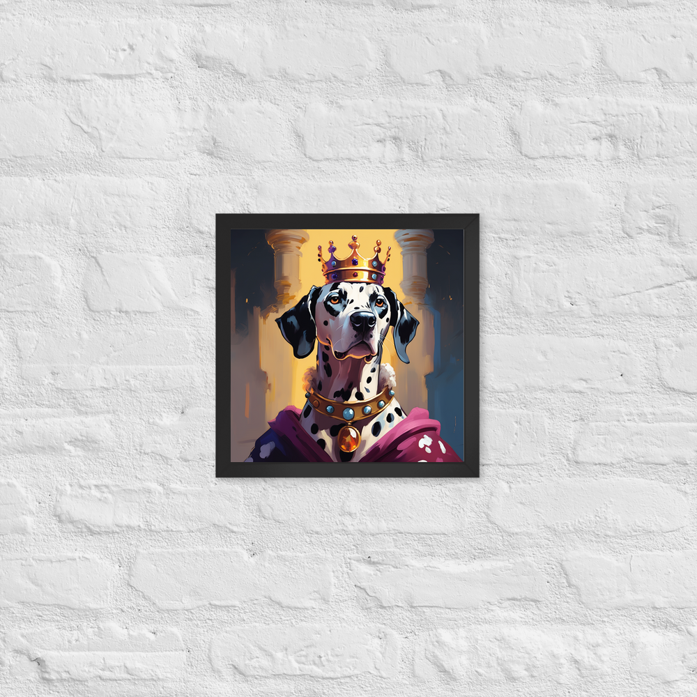 PugMug Custom Dalmatian Framed Print