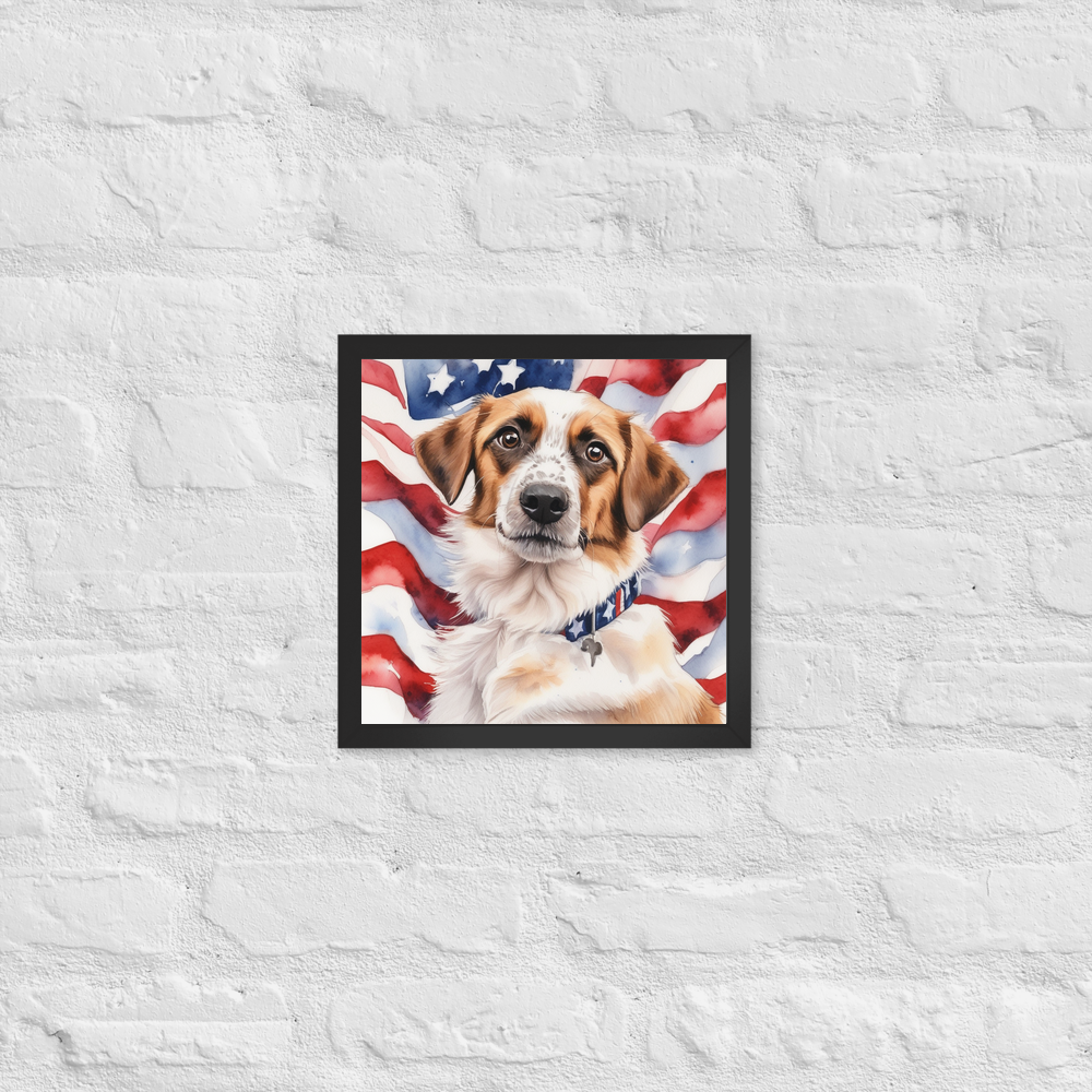 PugMug Custom Hazim Framed Print