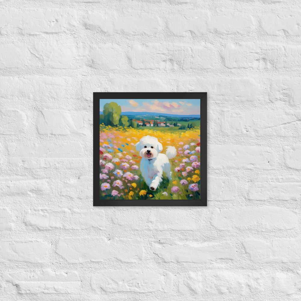 PugMug Custom Bichons Frise Framed Print