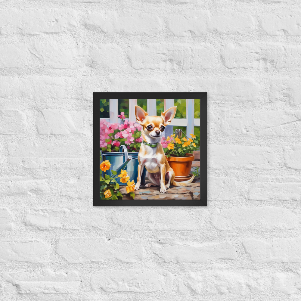 PugMug Custom Chihuahua Framed Print