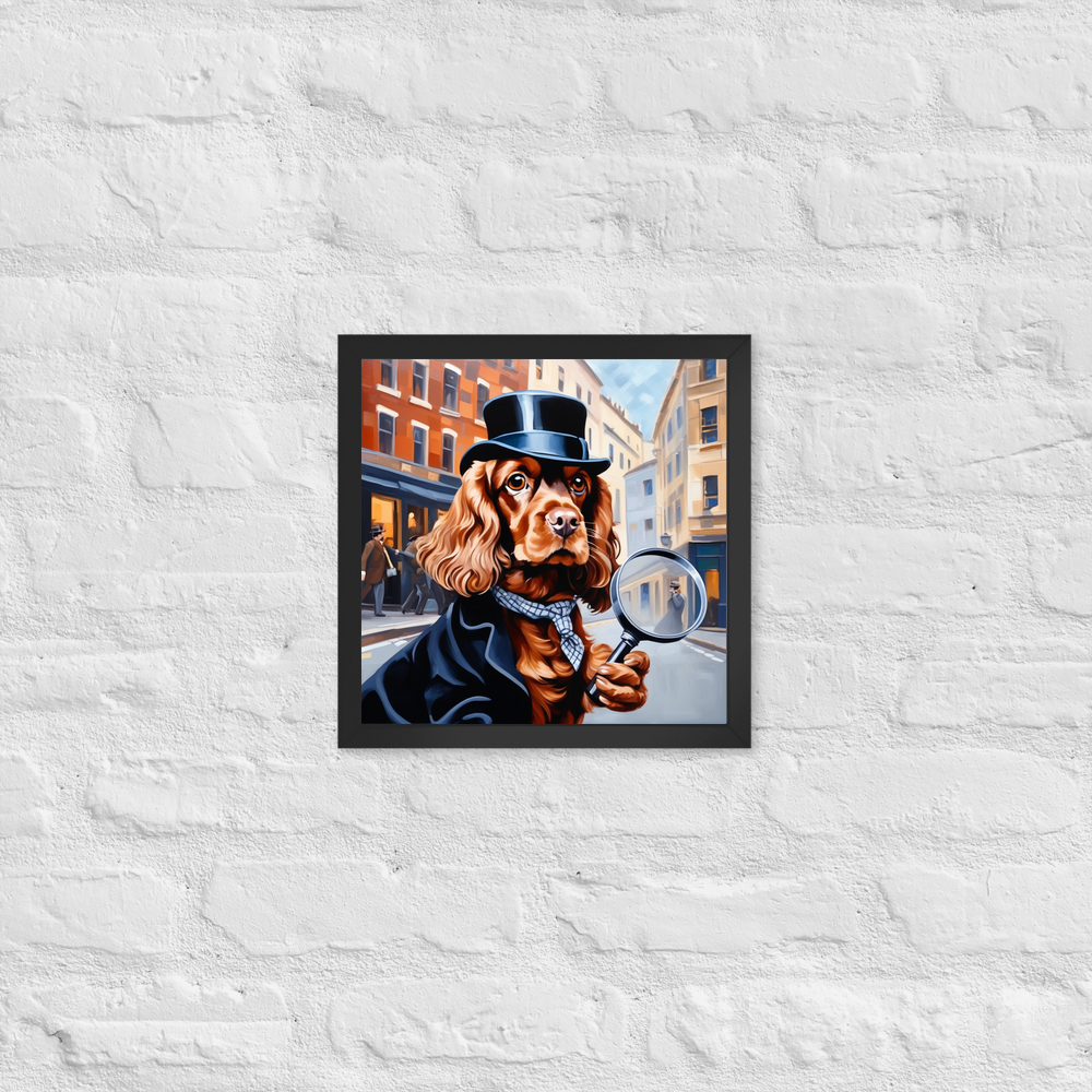 PugMug Custom Cocker Spaniel Framed Print
