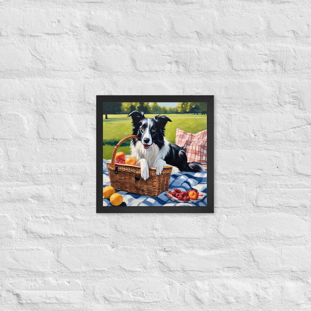 PugMug Custom Border Collie Framed Print