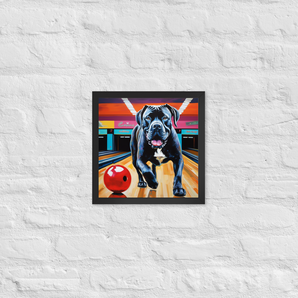 PugMug Custom Cane Corso Framed Print