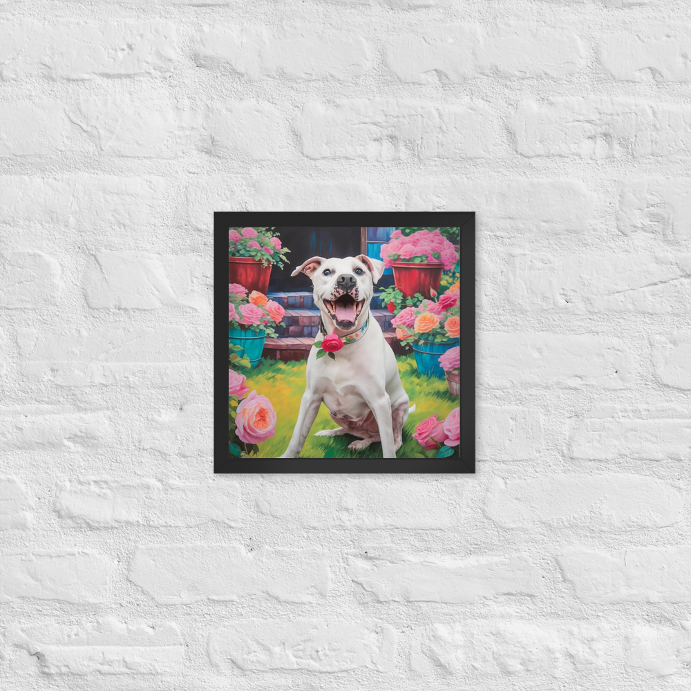 PugMug Custom Melody Framed Print