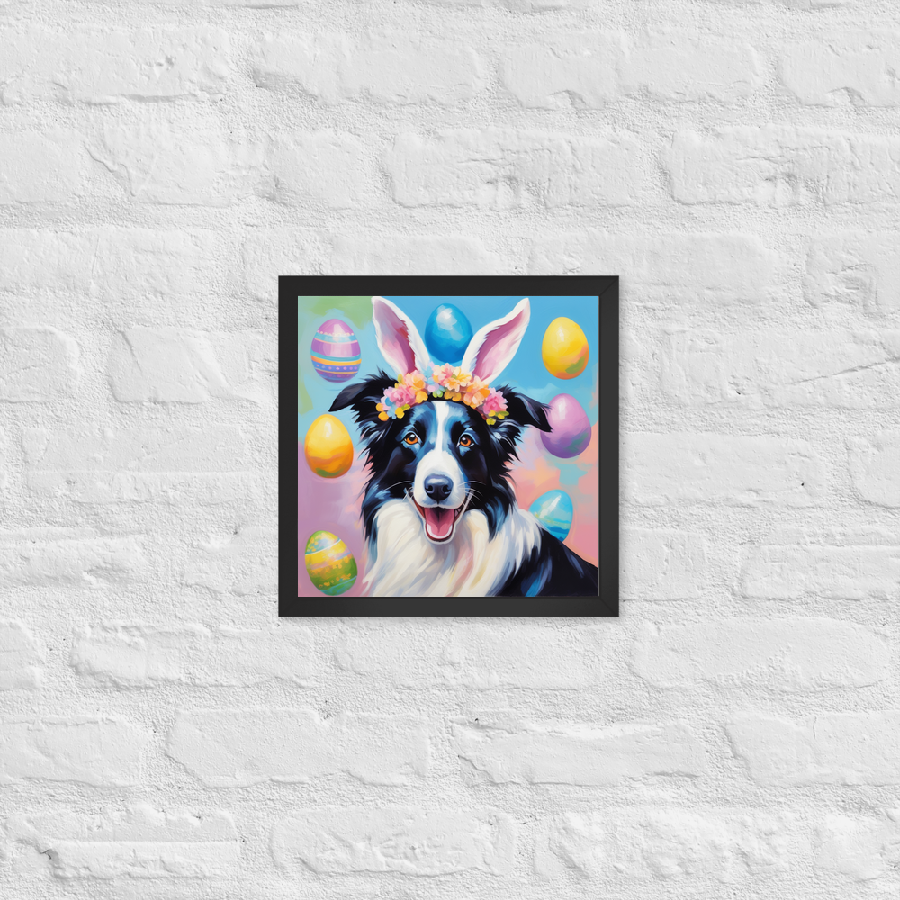 PugMug Custom Border Collie Framed Print