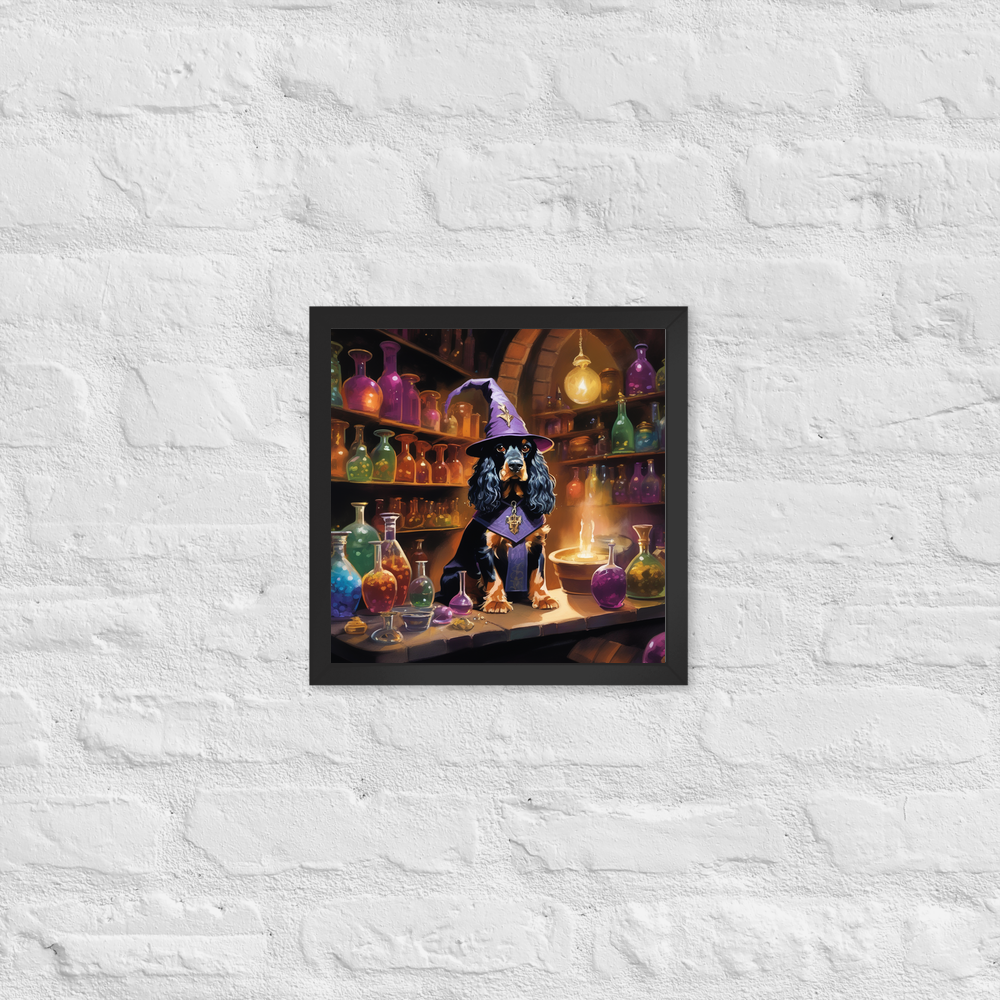 PugMug Custom English Cocker Spaniel Framed Print