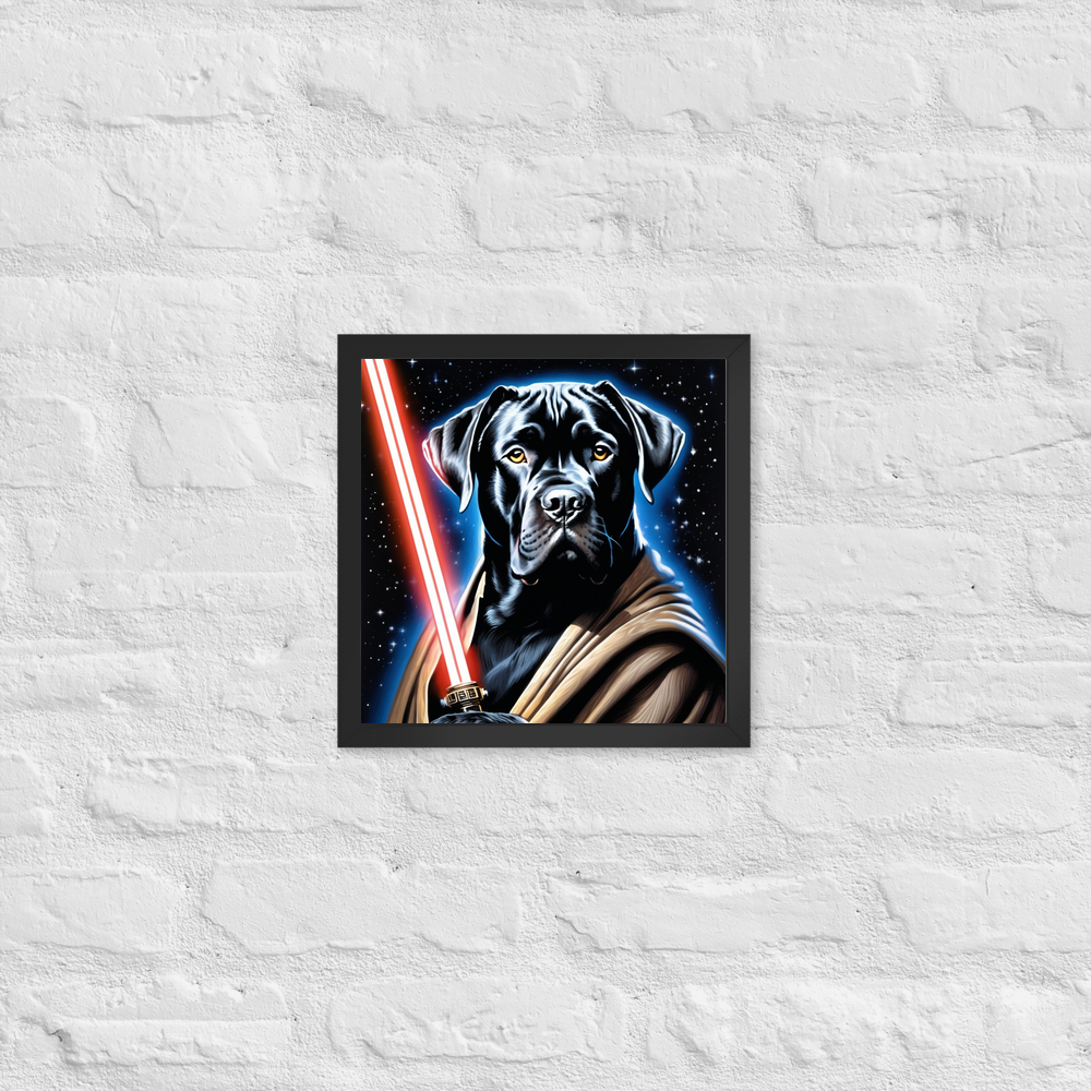 PugMug Custom Cane Corso Framed Print