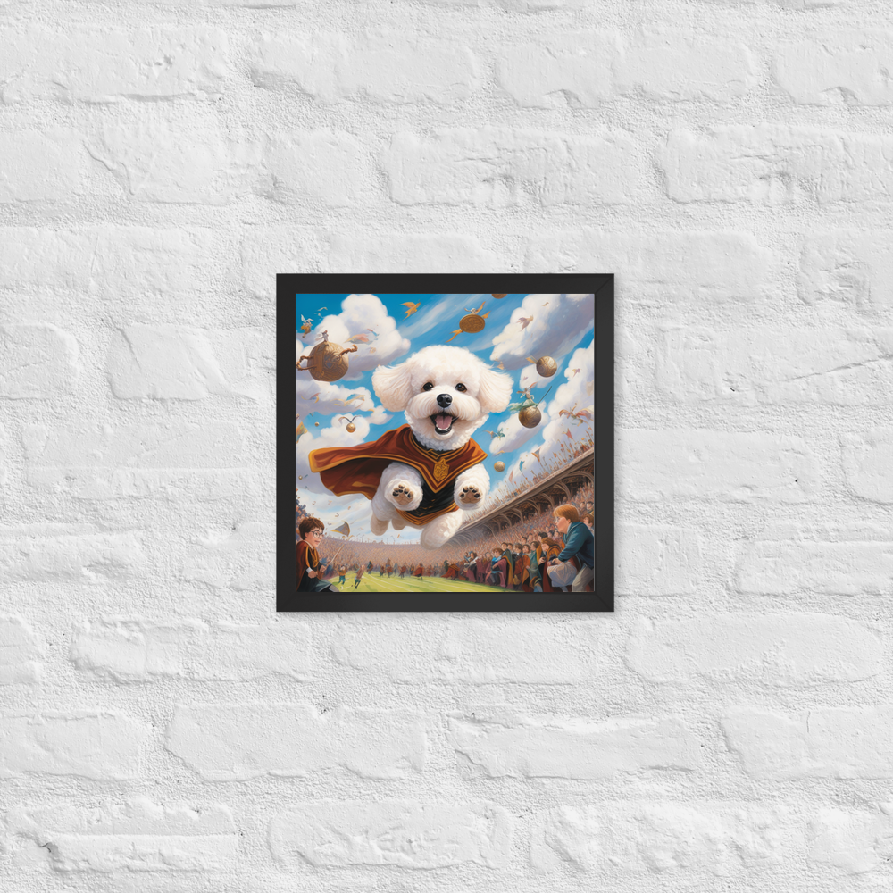 PugMug Custom Bichons Frise Framed Print