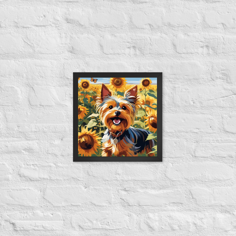 PugMug Custom Yorkshire Terrier Framed Print