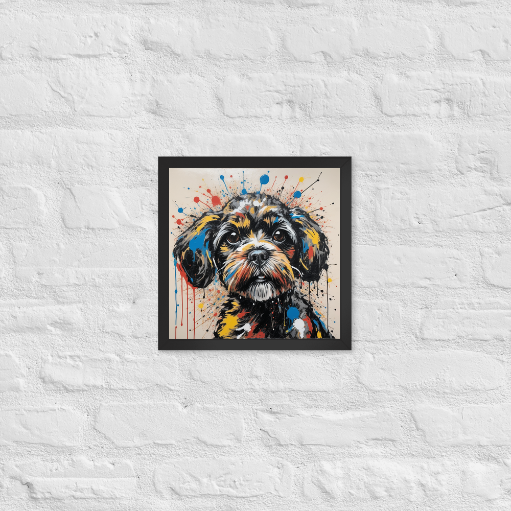 PugMug Custom Lily Framed Print