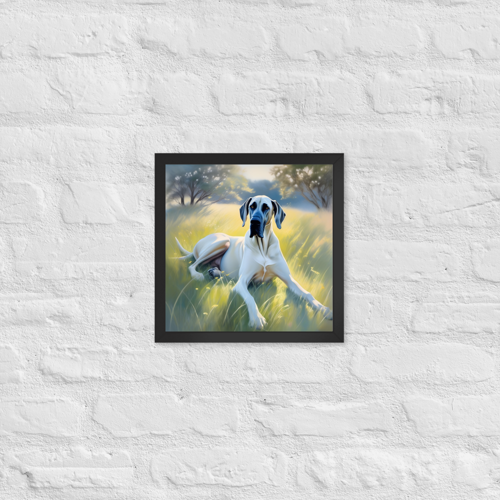 PugMug Custom Great Dane Framed Print