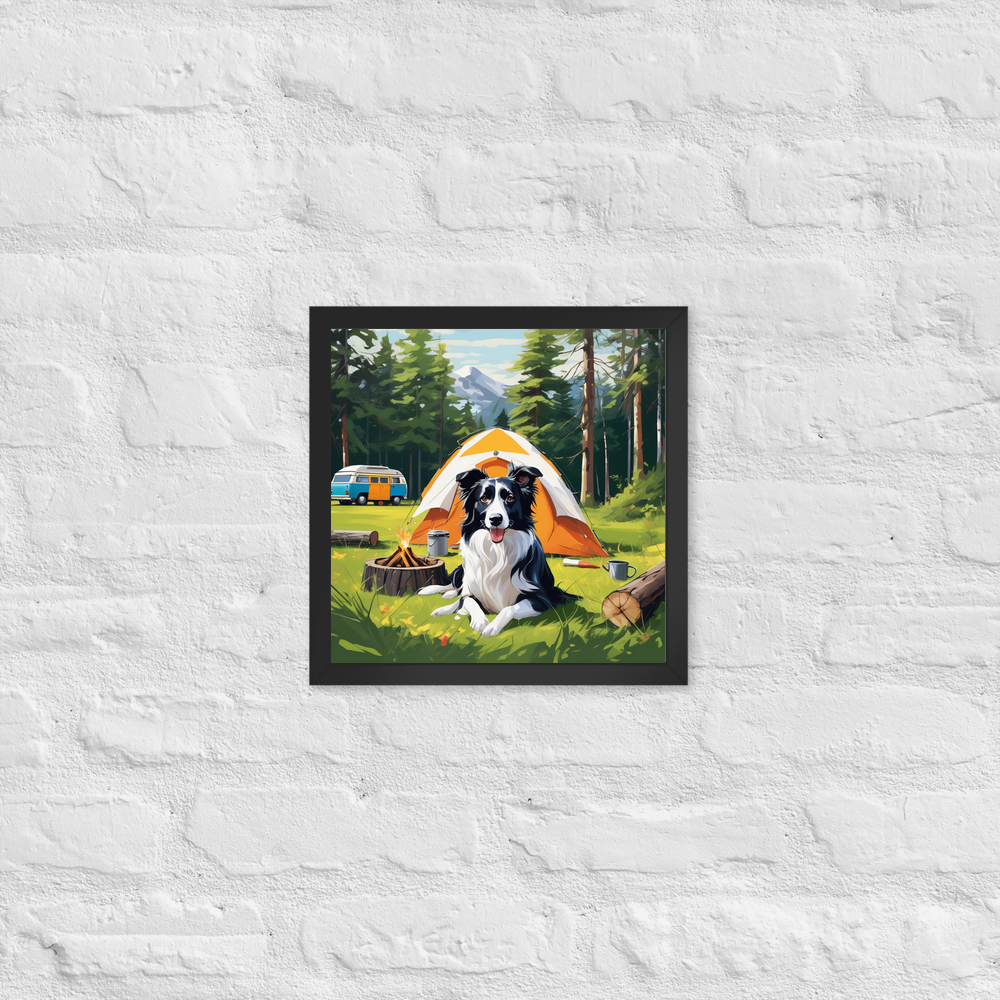 PugMug Custom Border Collie Framed Print