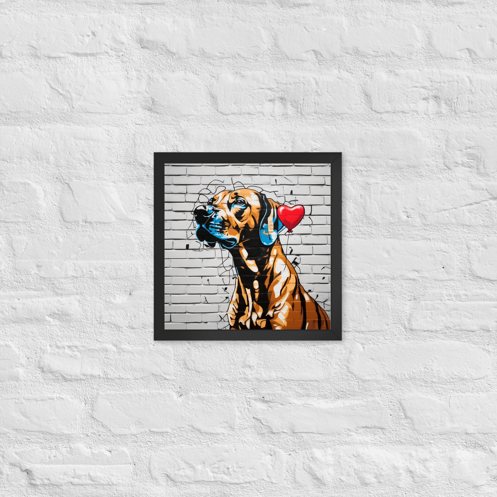 PugMug Custom Pet Framed Print