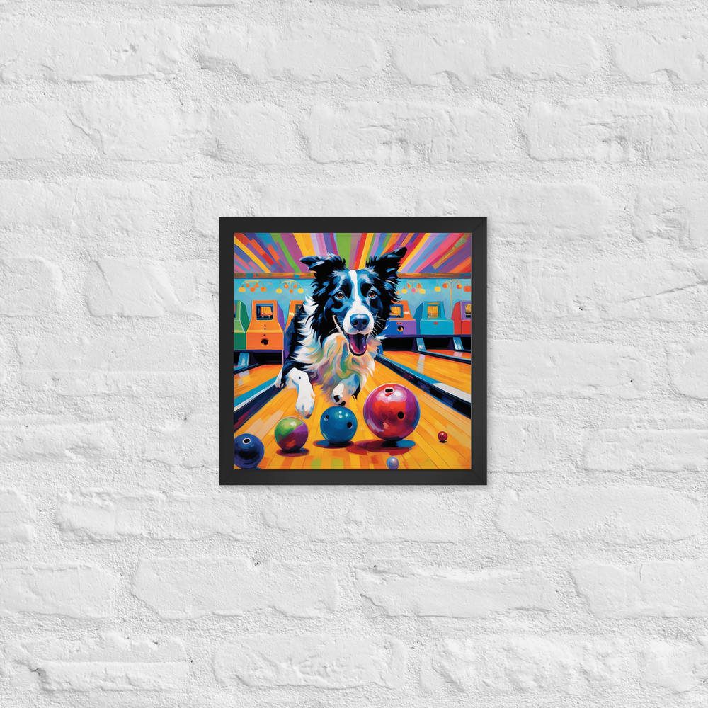 PugMug Custom Border Collie Framed Print