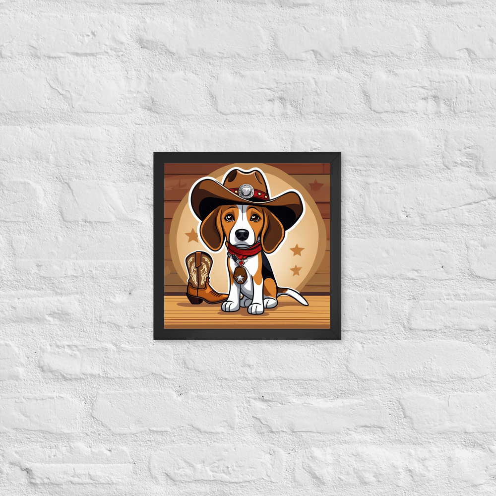 PugMug Custom Beagle Framed Print