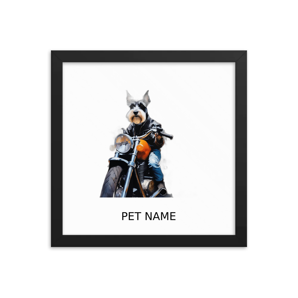 PugMug Custom Pet Framed Print with Your Pet’s Name
