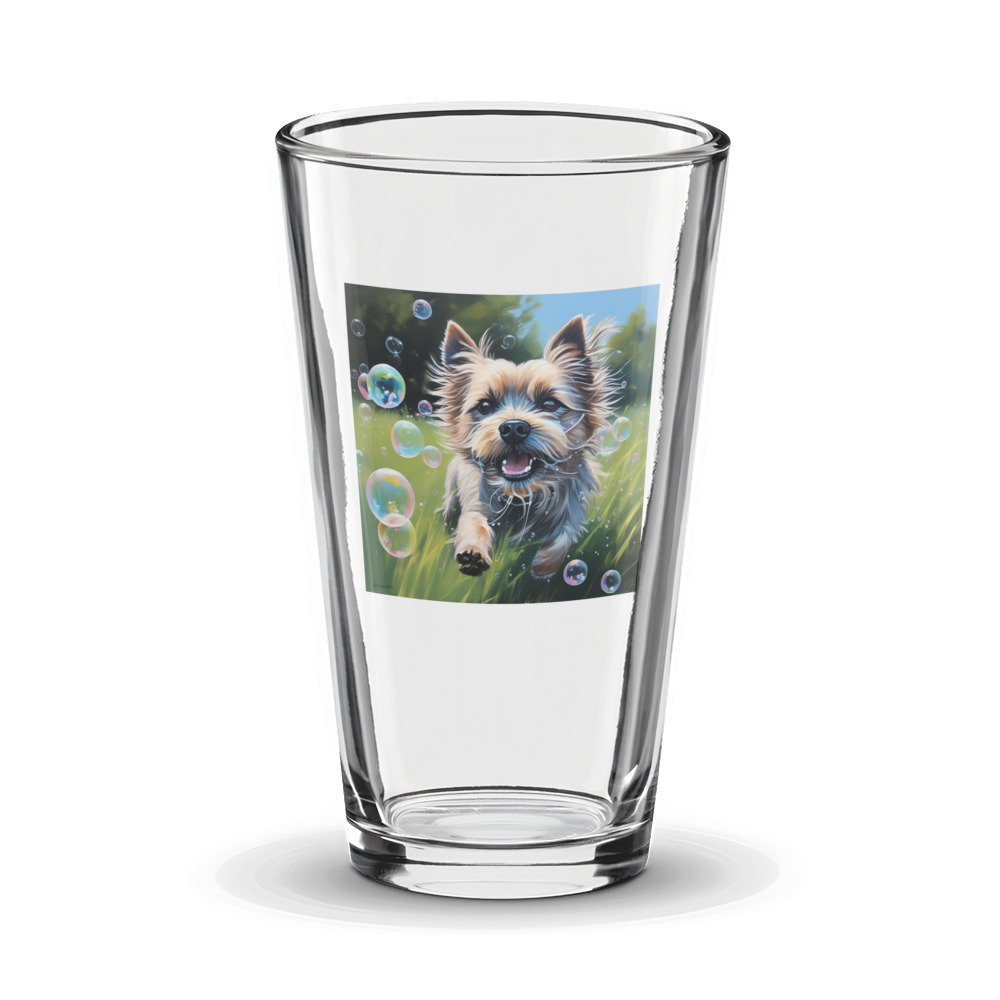 PugMug Custom Cairn Terrier Glass Tumbler