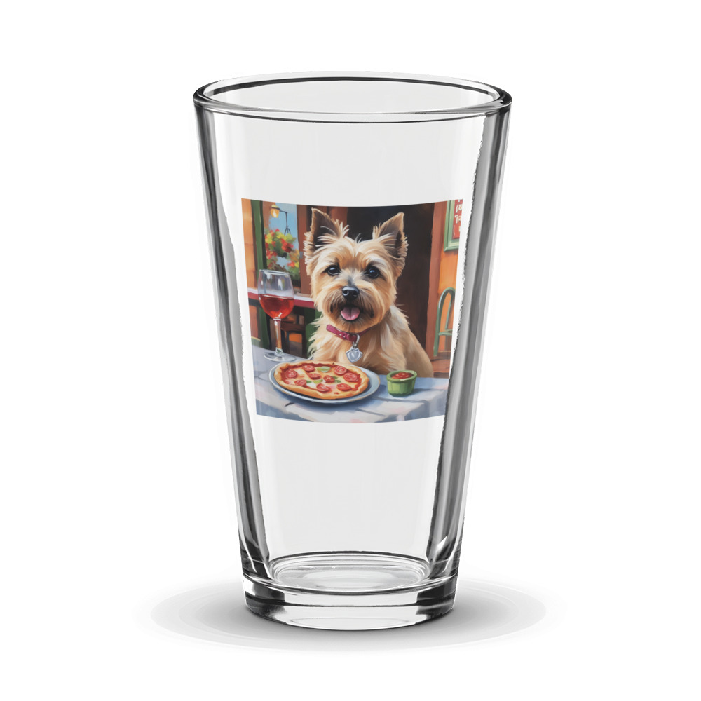 PugMug Custom Cairn Terrier Glass Tumbler
