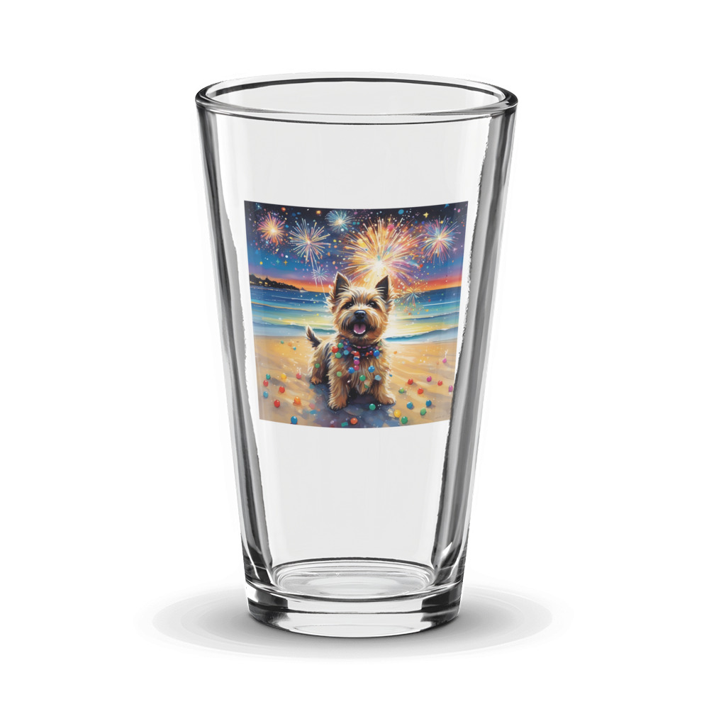 PugMug Custom Cairn Terrier Glass Tumbler
