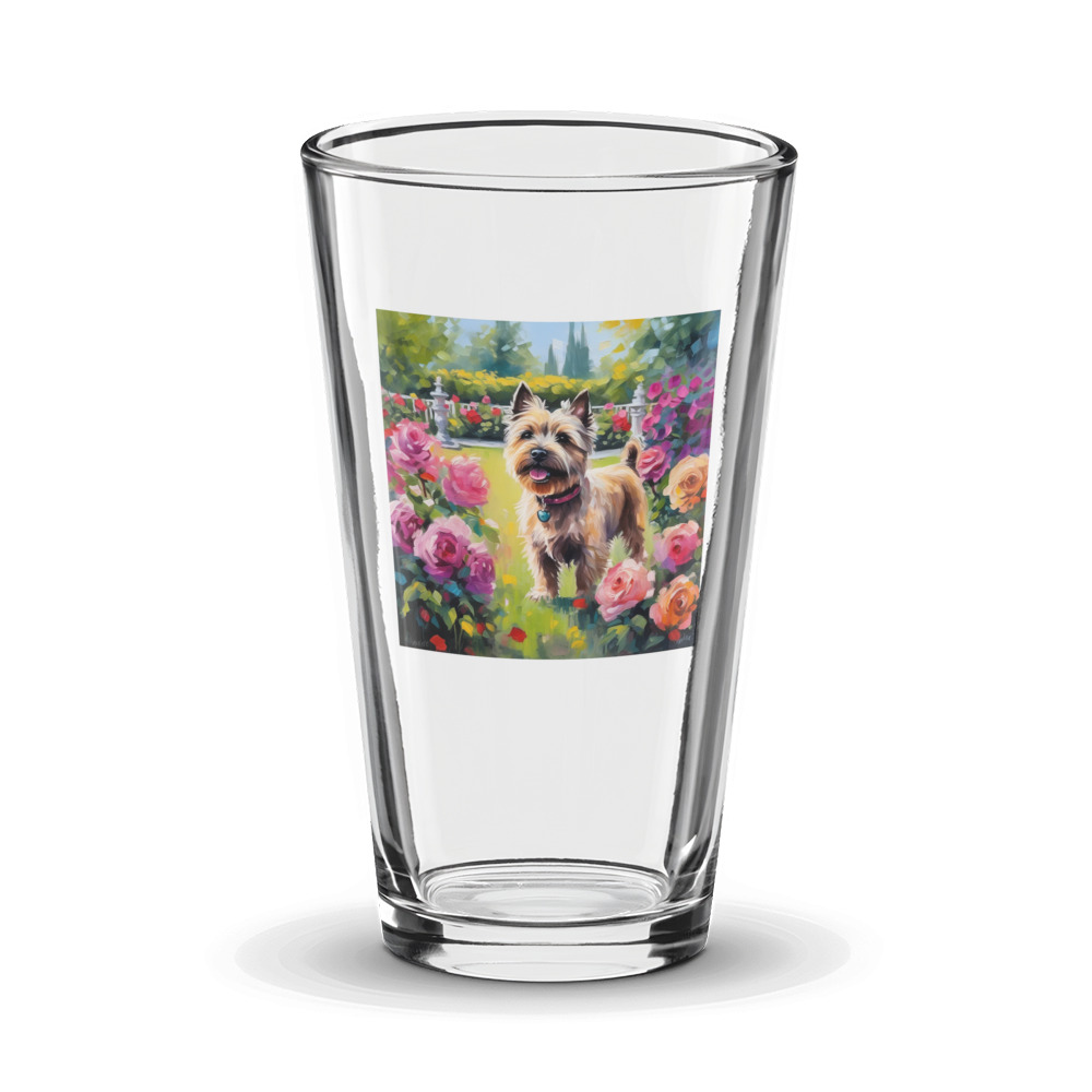 PugMug Custom Cairn Terrier Glass Tumbler