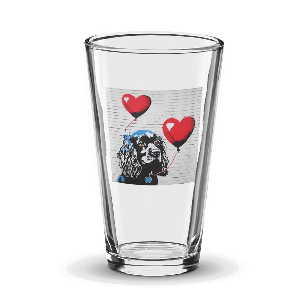 PugMug Custom English Cocker Spaniel Glass Tumbler