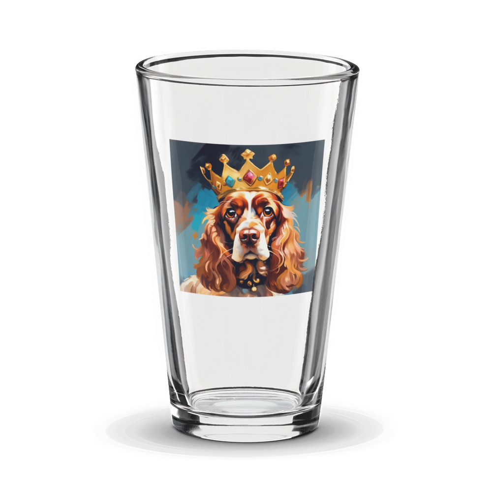 PugMug Custom Cocker Spaniel Glass Tumbler