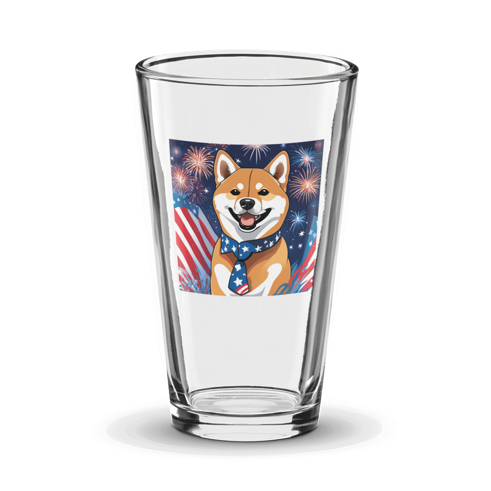 PugMug Custom Shiba Inu Glass Tumbler