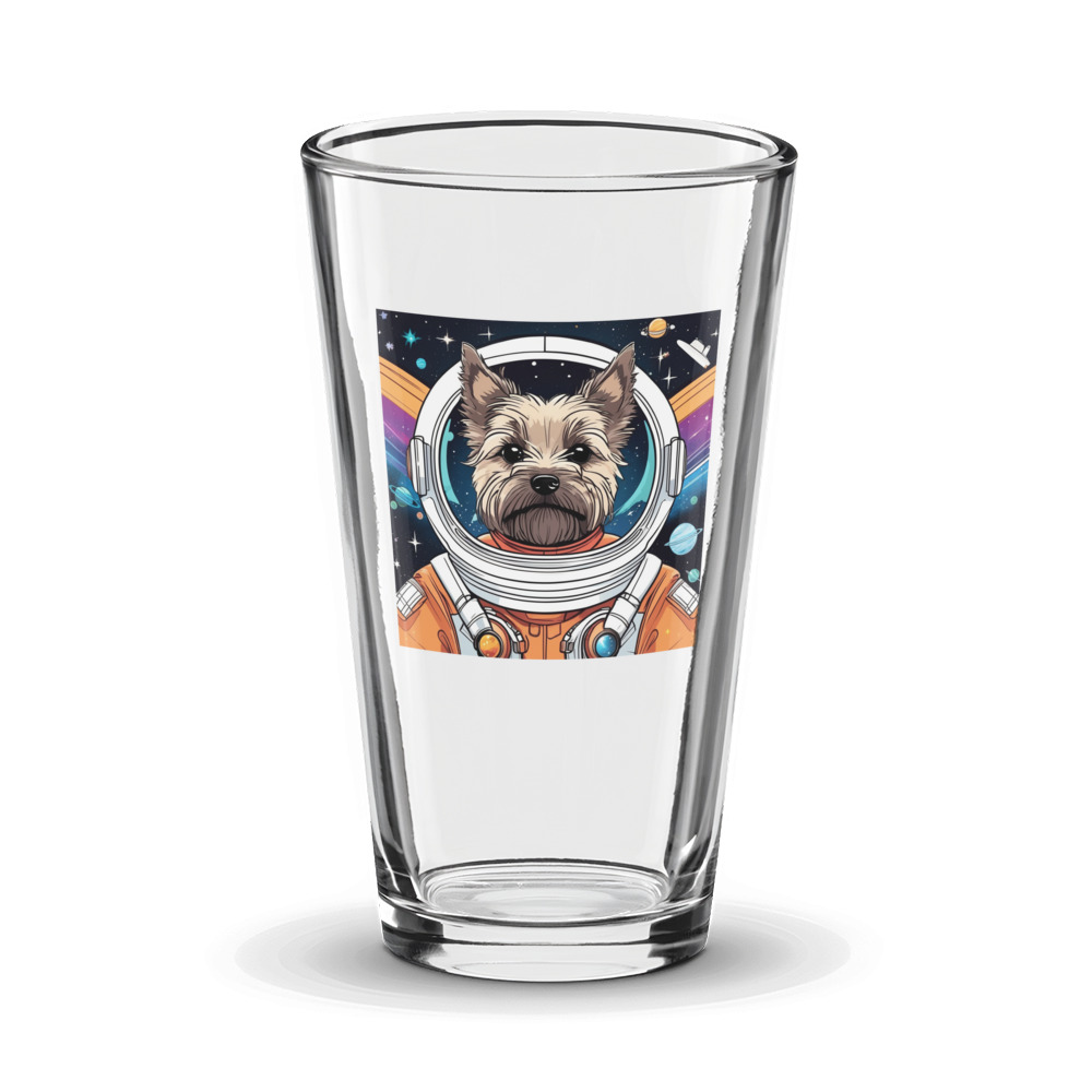 PugMug Custom Cairn Terrier Glass Tumbler