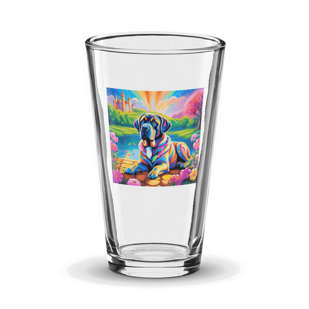 PugMug Custom Mastiff Glass Tumbler