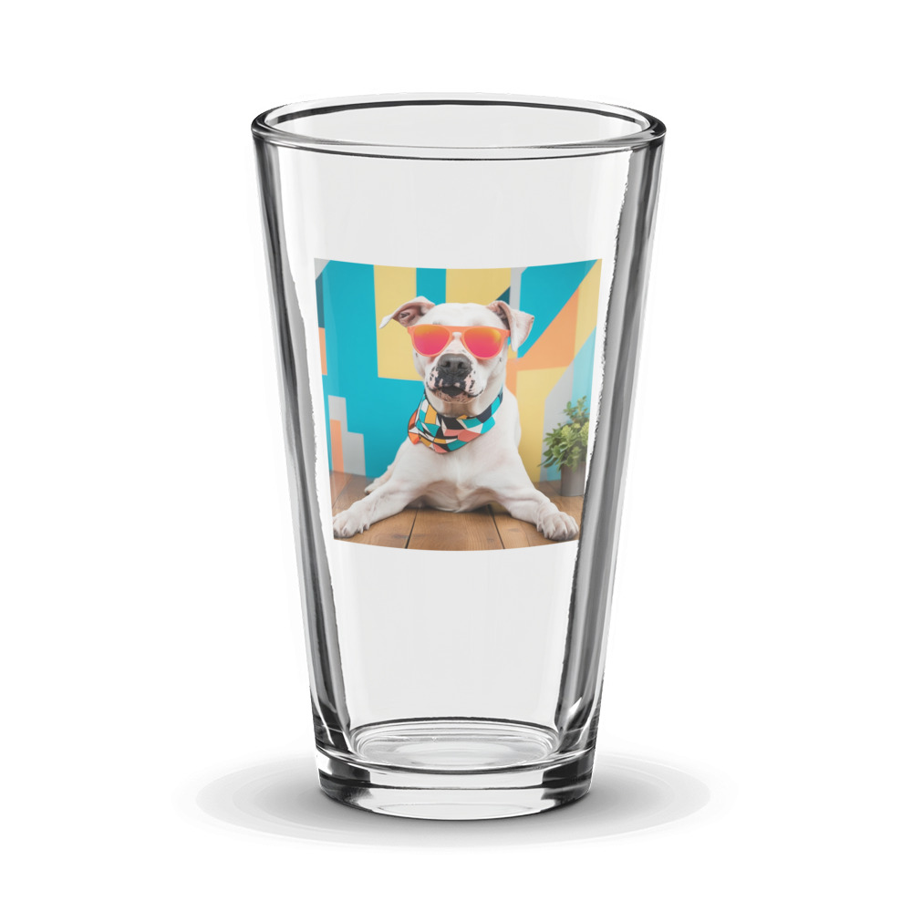 PugMug Custom Melody Glass Tumbler