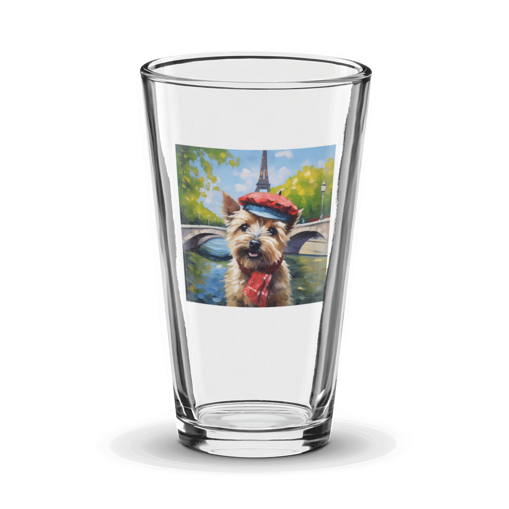 PugMug Custom Cairn Terrier Glass Tumbler