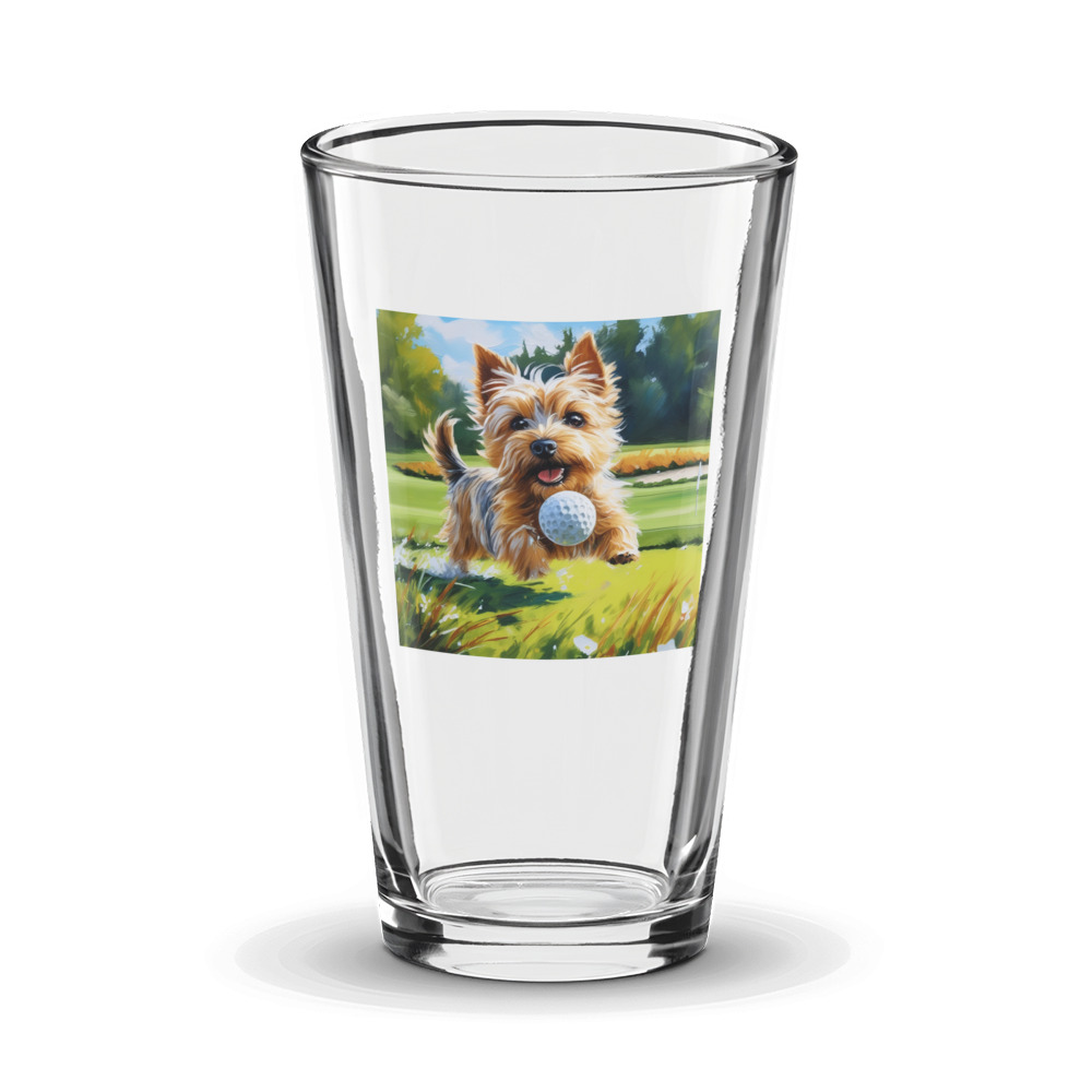 PugMug Custom Cairn Terrier Glass Tumbler