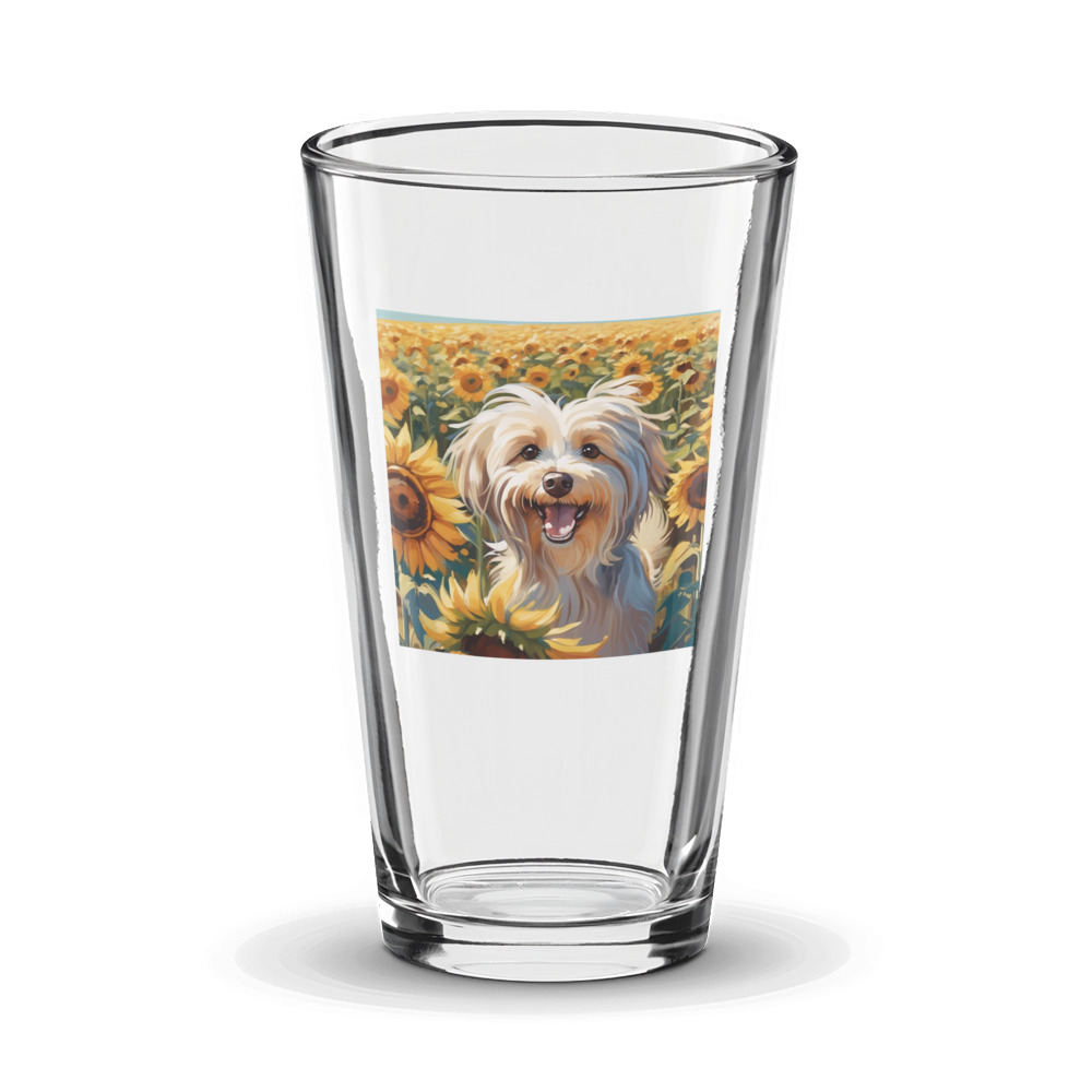 PugMug Custom Tan Havanese Dog Glass Tumbler