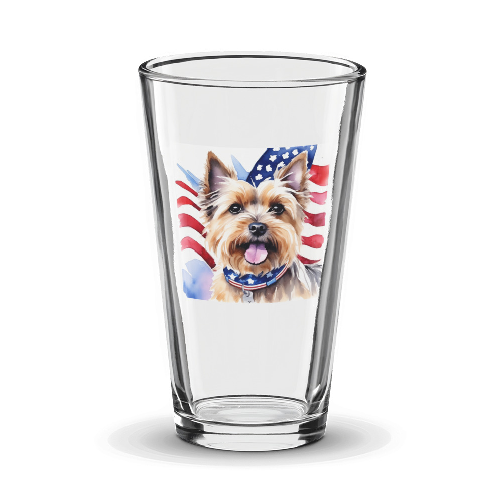 PugMug Custom Cairn Terrier Glass Tumbler