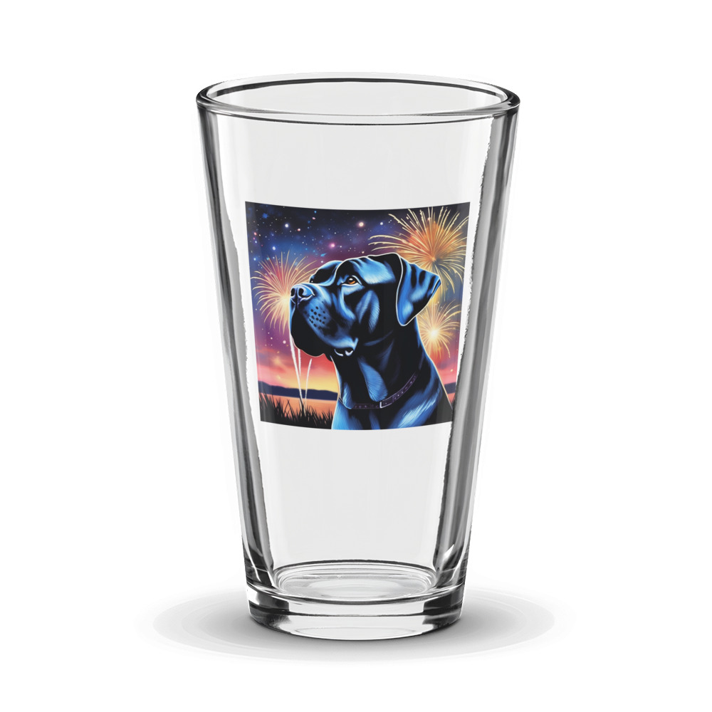 PugMug Custom Cane Corso Glass Tumbler